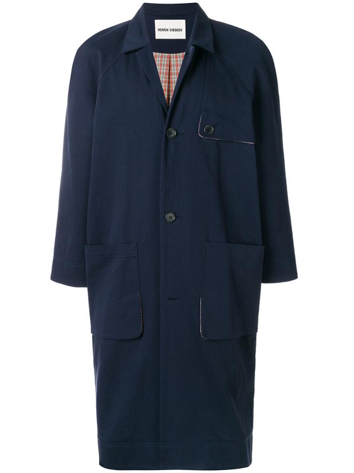 Henrik Vibskov Coat No9 - Blue