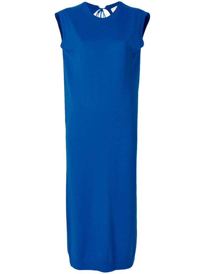 Ports 1961 Open-back Knitted Top - Blue
