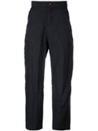 Comme Des Garçons Homme Plus Flared Tailored Trousers - Black