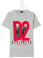 Dsquared2 Kids Graphic Print T-shirt - Grey