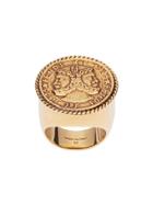 Fendi Engraved Detail Ring - Gold