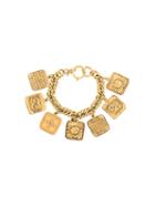 Chanel Vintage Astrology Charm Bracelet, Women's, Gold