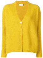 Masscob Deep V-neck Cardigan - Yellow