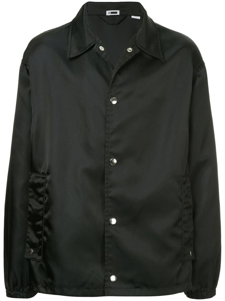 H Beauty & Youth Oversized Button Jacket - Blue