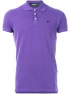 Dsquared2 Classic Polo Shirt, Men's, Size: L, Pink/purple, Cotton