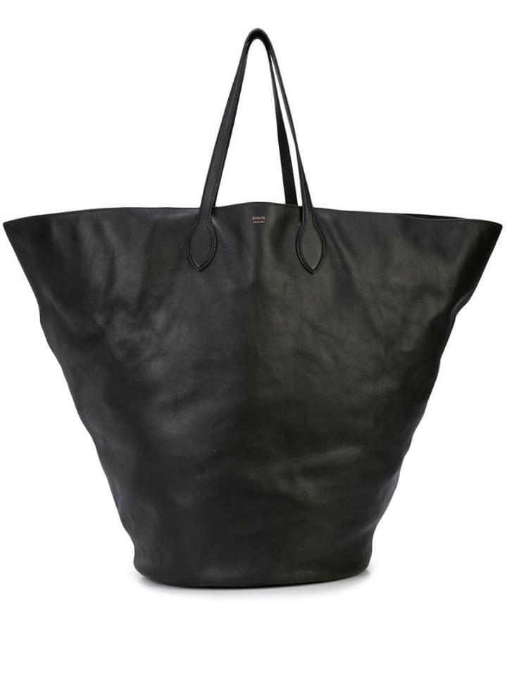 Khaite The Large Circle Tote Bag - Black