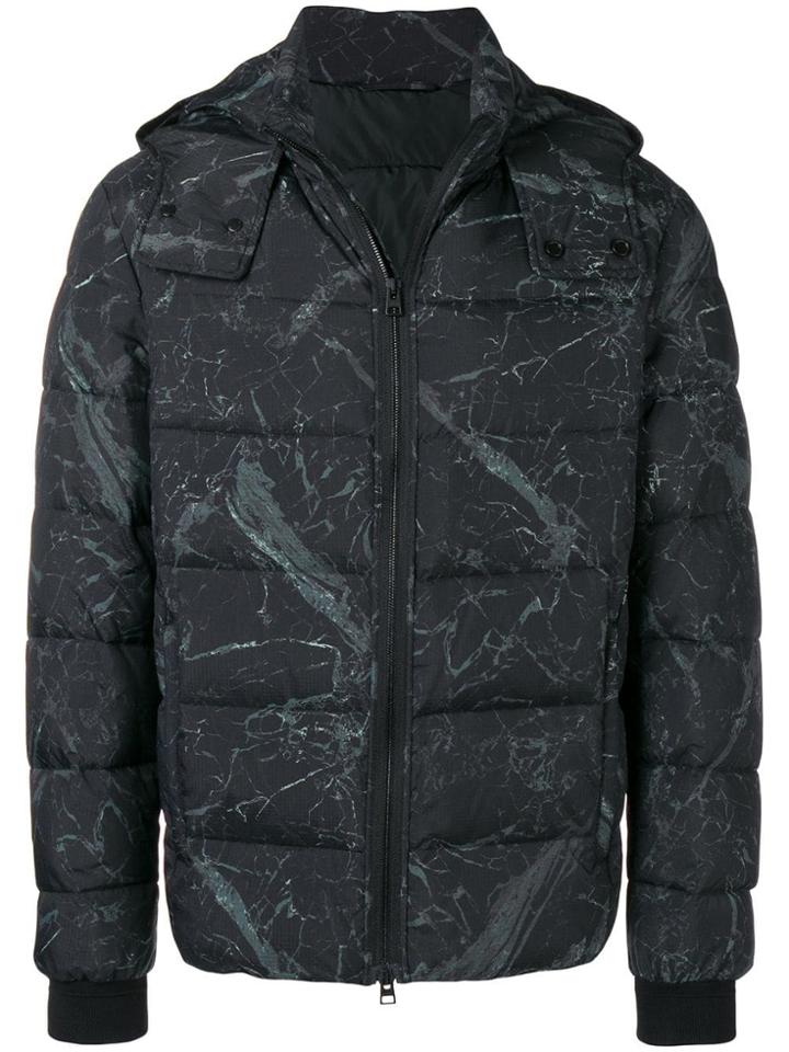 Etro Printed Hooded Jacket - Black