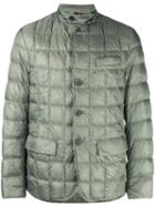 Fay - Quilted Puffer Jacket - Men - Polyamide/feather/goose Down - Xxxl, Green, Polyamide/feather/goose Down