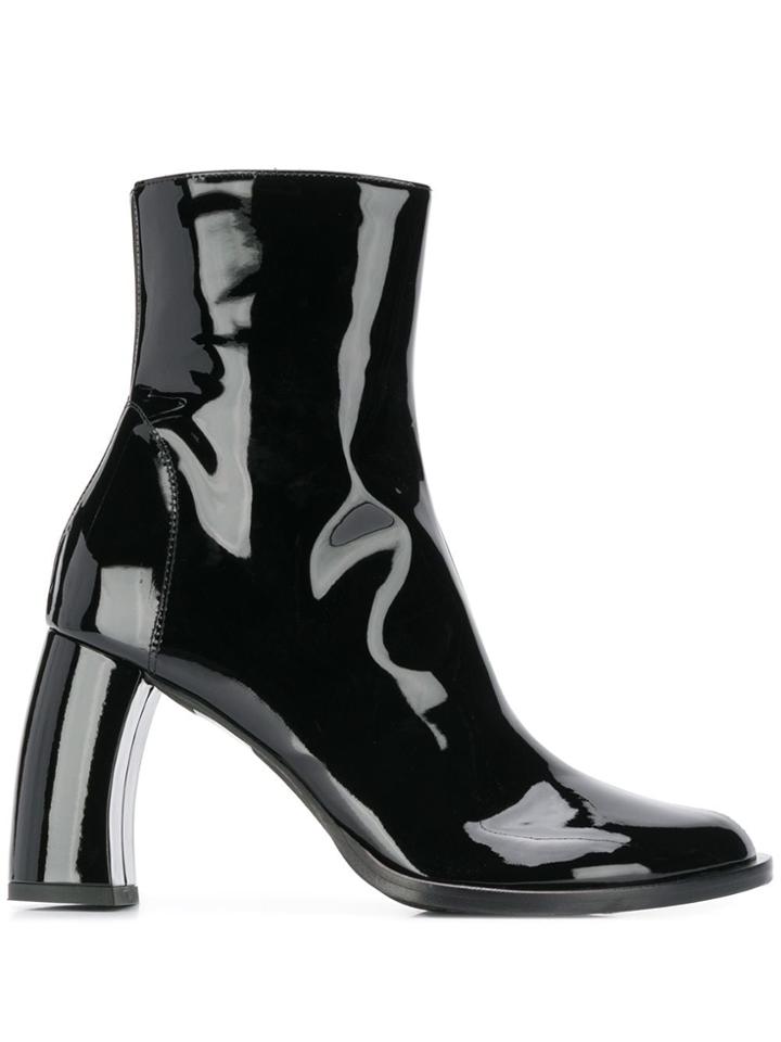 Ann Demeulemeester Banana Vernis Boots - Black