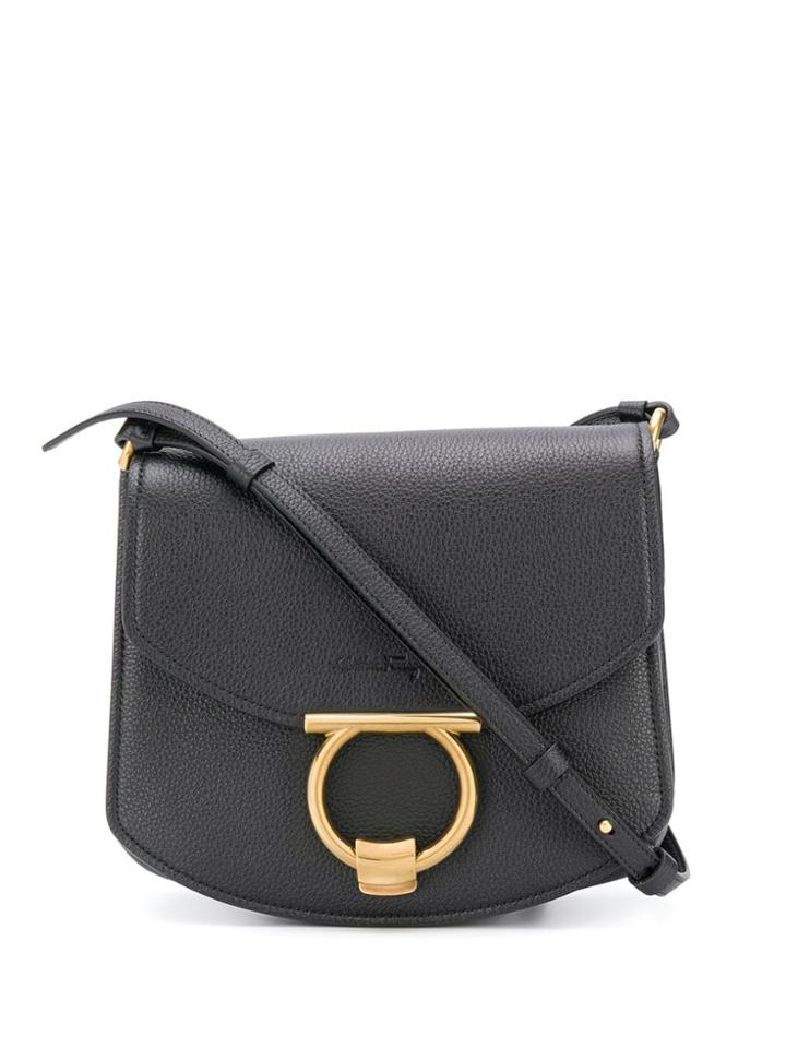 Salvatore Ferragamo Margot Shoulder Bag - Black