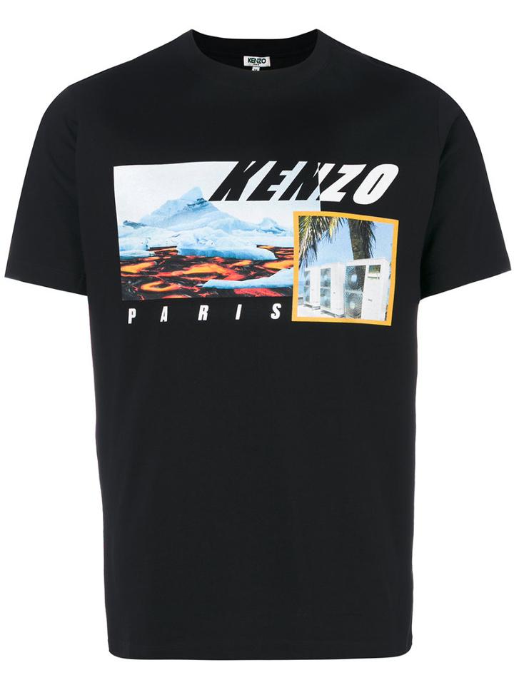 Kenzo - Tropical Ice T-shirt - Men - Cotton - Xxl, Black, Cotton