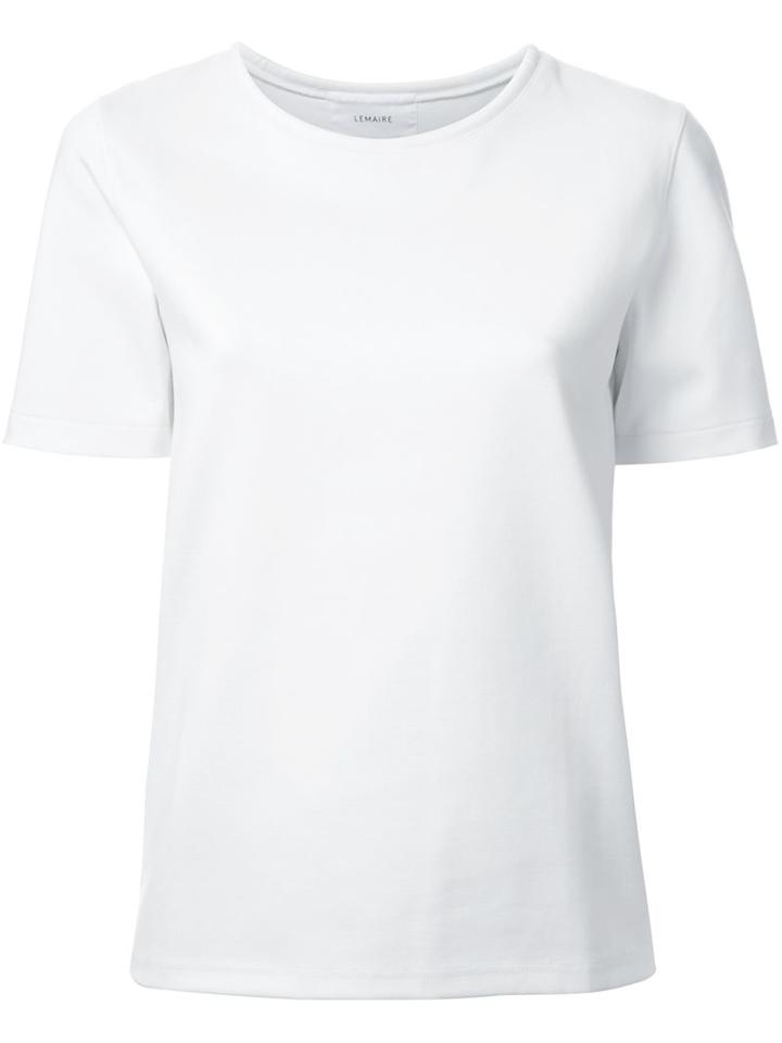 Lemaire Plain T-shirt, Women's, Size: Small, White, Polyamide/spandex/elastane/viscose