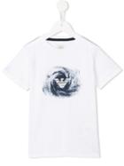 Armani Junior Logo T-shirt, Boy's, Size: 7 Yrs, White
