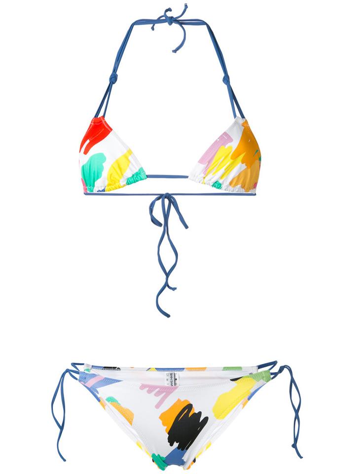 Sian Swimwear - Zena Bikini Set - Women - Polyamide/spandex/elastane - M, White, Polyamide/spandex/elastane