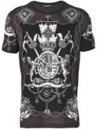 Dolce & Gabbana Crest Print T-shirt - Black