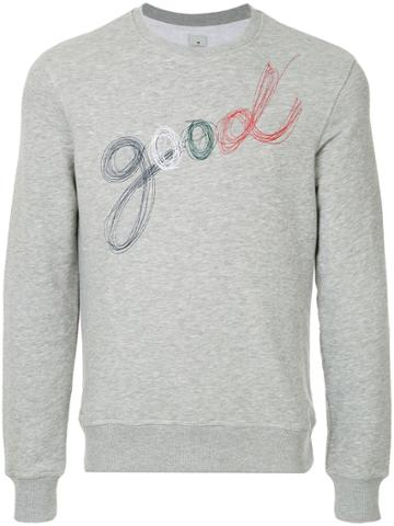 The Goodpeople Good Embroidered Sweatshirt - Grey