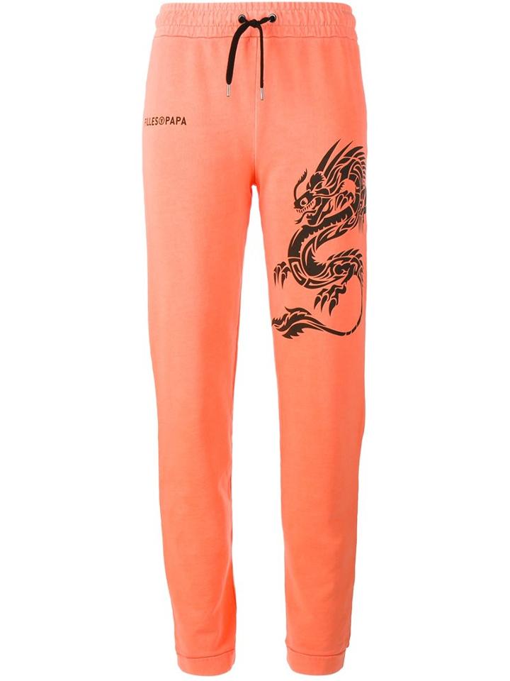 Filles A Papa 'andrew' Dragon Embellished Trousers