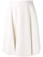 Drome A-line Skirt, Women's, Size: Small, White, Sheep Skin/shearling/cupro