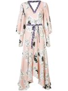 Roksanda - Zenku Dress - Women - Silk - 12, Pink/purple, Silk