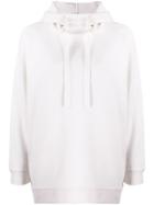 Mrz Relaxed-fit Knitted Hoodie - White