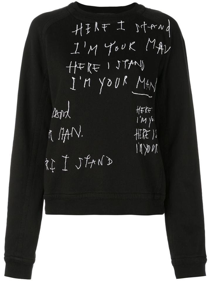 Haider Ackermann I'm Your Man Sweatshirt - Black