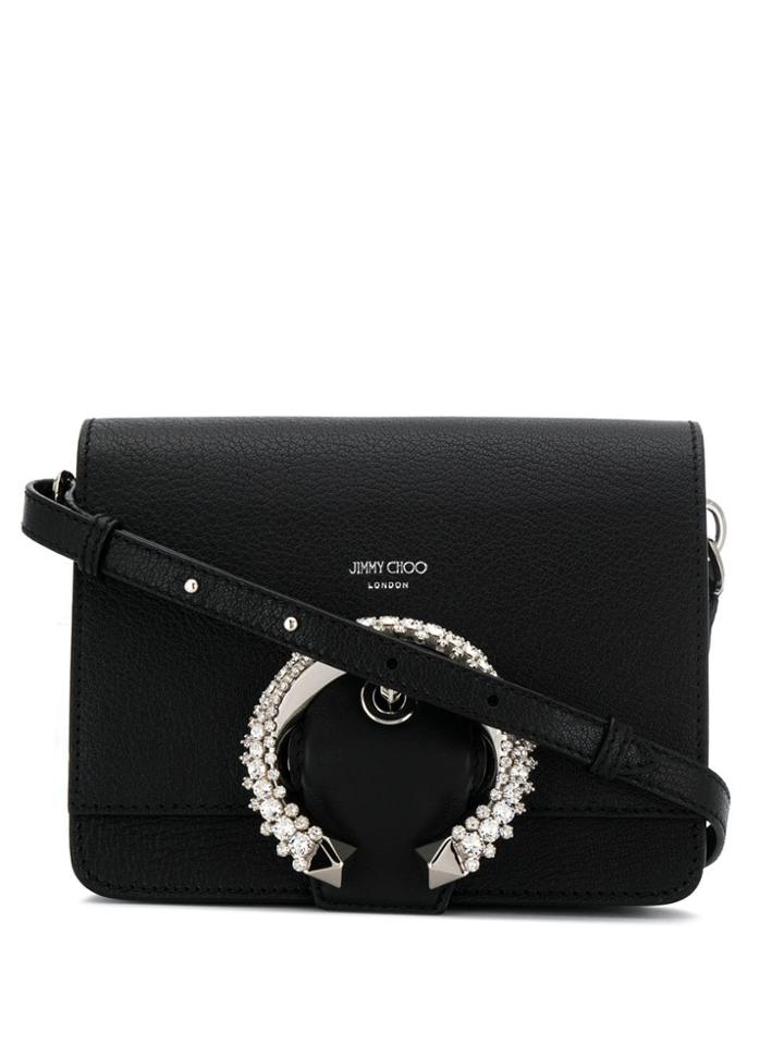 Jimmy Choo Small Madeline Shoulder Bag - Black