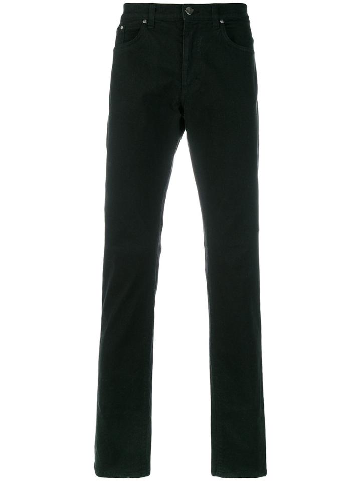 Versace Collection Straight Leg Jeans - Black