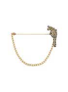Dolce & Gabbana Chain Gun Pin, Men's, Metallic