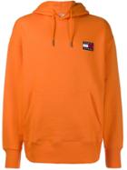 Tommy Jeans Flag Hoody - Orange