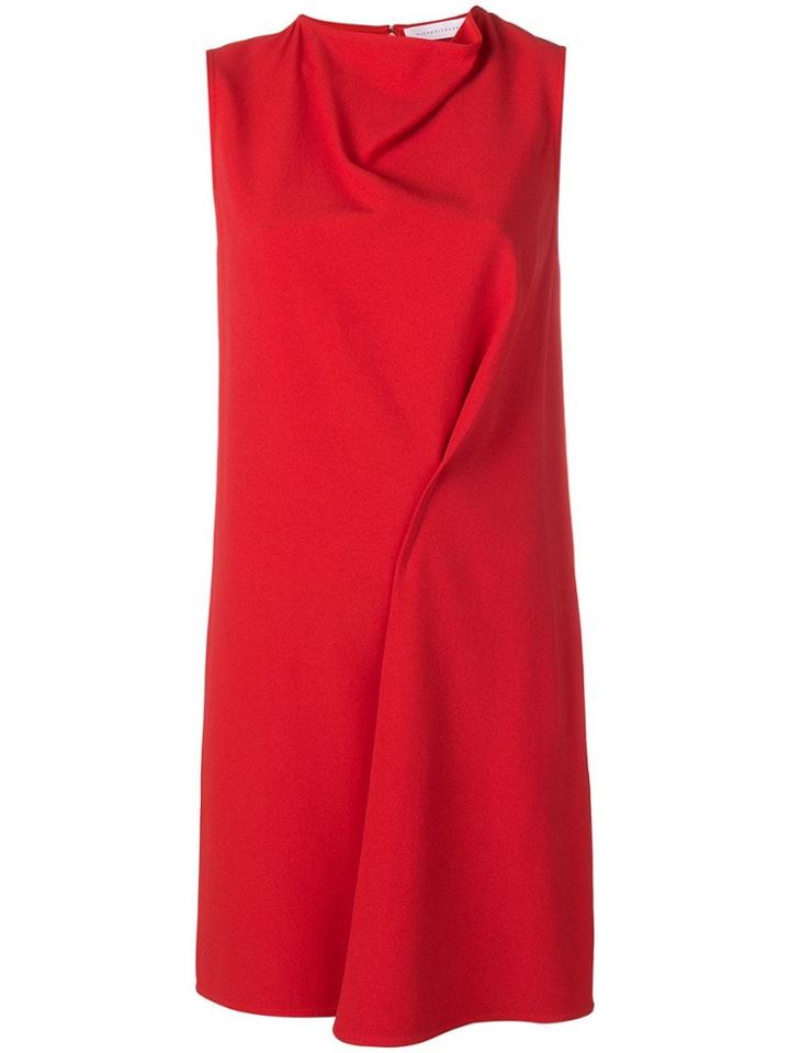 Victoria Beckham Side Drape Tunic - Red