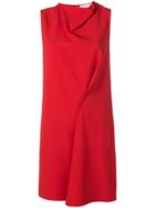 Victoria Beckham Side Drape Tunic - Red
