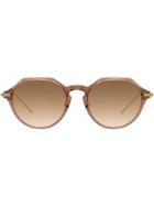Linda Farrow Angular Sunglasses - Brown