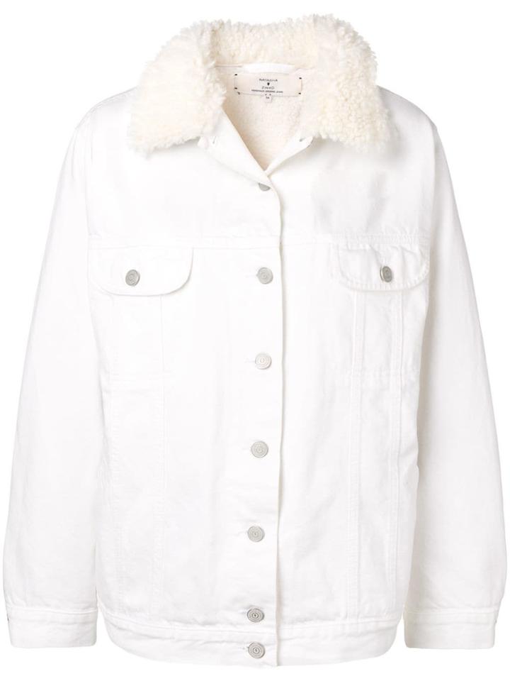 Natasha Zinko Oversized Denim Jacket - White