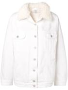 Natasha Zinko Oversized Denim Jacket - White