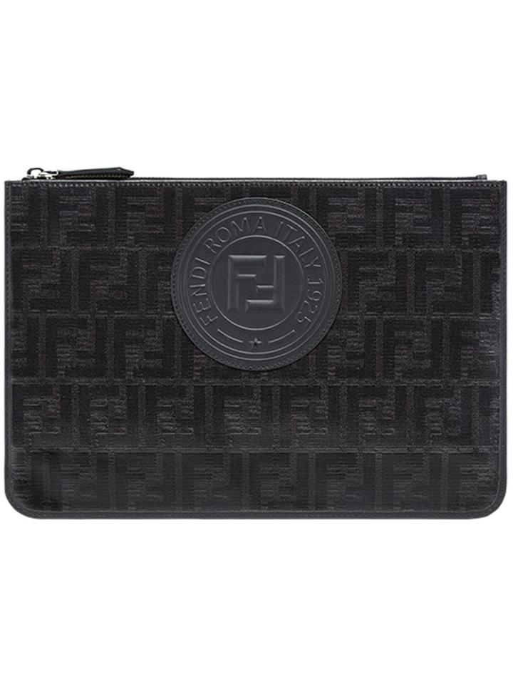Fendi Monogram Pouch - Black