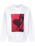 Calvin Klein Graphic Print Sweatshirt - White