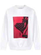 Calvin Klein Graphic Print Sweatshirt - White