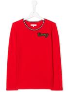 Tommy Hilfiger Junior Teen Logo Embroidered Jersey Top
