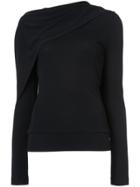 Roland Mouret Classic Knitted Top - Black