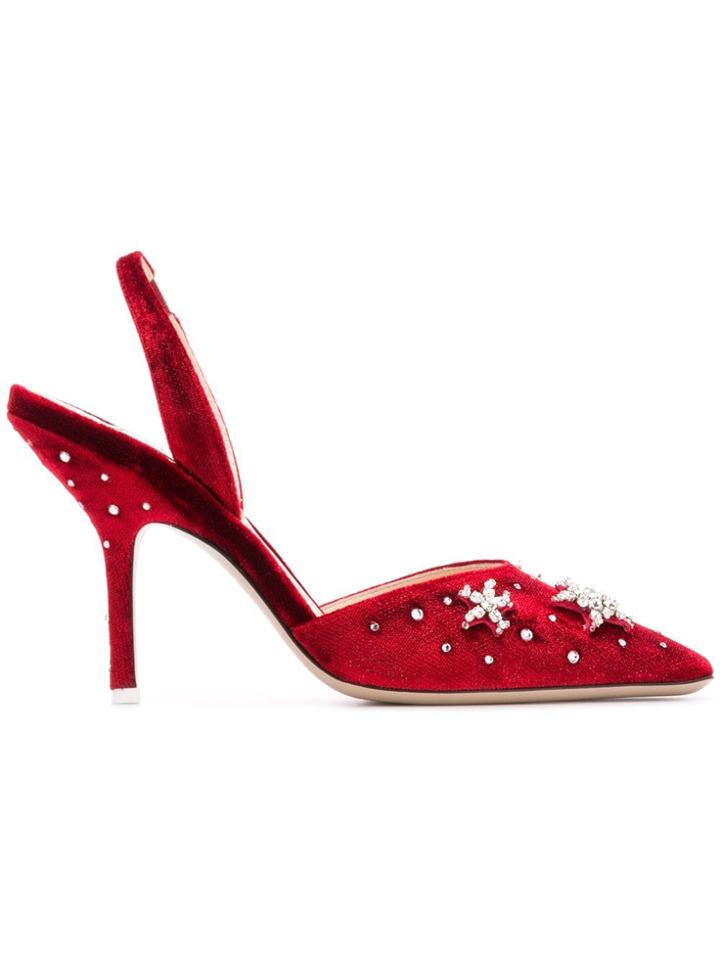 Attico Stars Pumps - Red