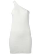 Rick Owens Drkshdw - One Shoulder Top - Women - Cotton - M, Women's, Grey, Cotton