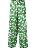 Ultra Chic Goose Print Trousers
