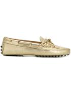 Tod's Metallic Loafers