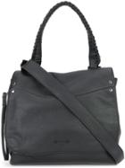 Elizabeth And James Flap Closure Tote, Women's, Black, Leather