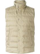 Moncler Gamme Bleu Padded Gilet, Men's, Size: 4, Nude/neutrals, Cotton/polyamide/feather Down
