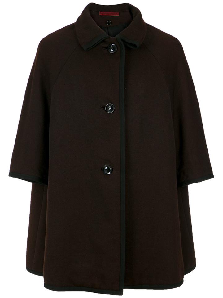 À La Garçonne Oversized Coat - Black