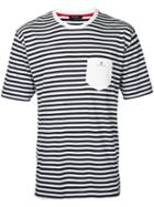 Loveless - Striped T-shirt - Men - Cotton/rayon - 3, White, Cotton/rayon