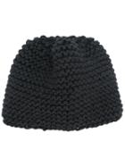 Telfar Knit Beanie, Adult Unisex, Black, Cotton