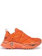 Calvin Klein 205w39nyc Panelled Chunky Sole Sneakers - Orange