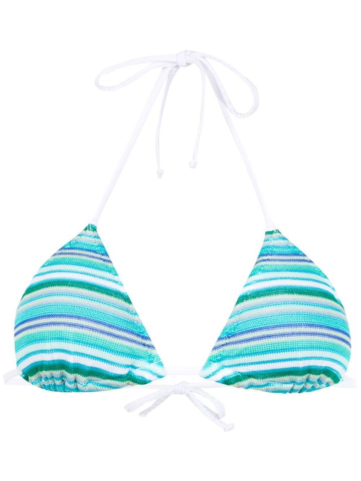 Cecilia Prado Knit Beatrix Bikini Top - Blue